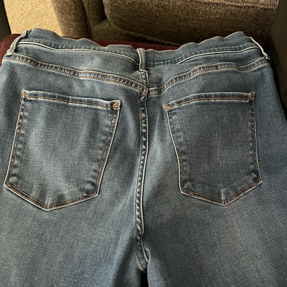 Size 12 button fly jeans.